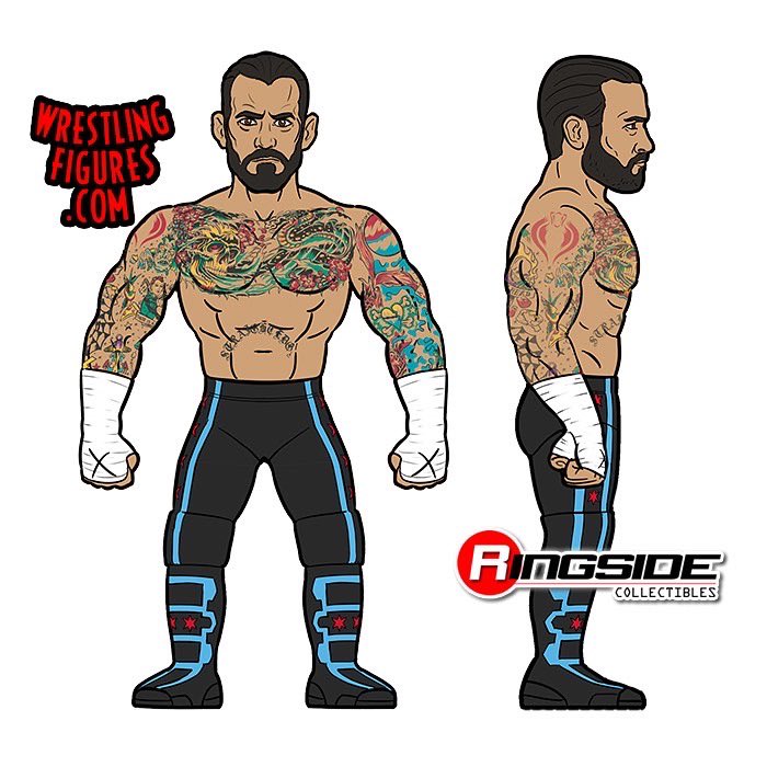 2023 AEW Jazwares Unmatched Collection Series 7 #51 CM Punk [LJN Style]