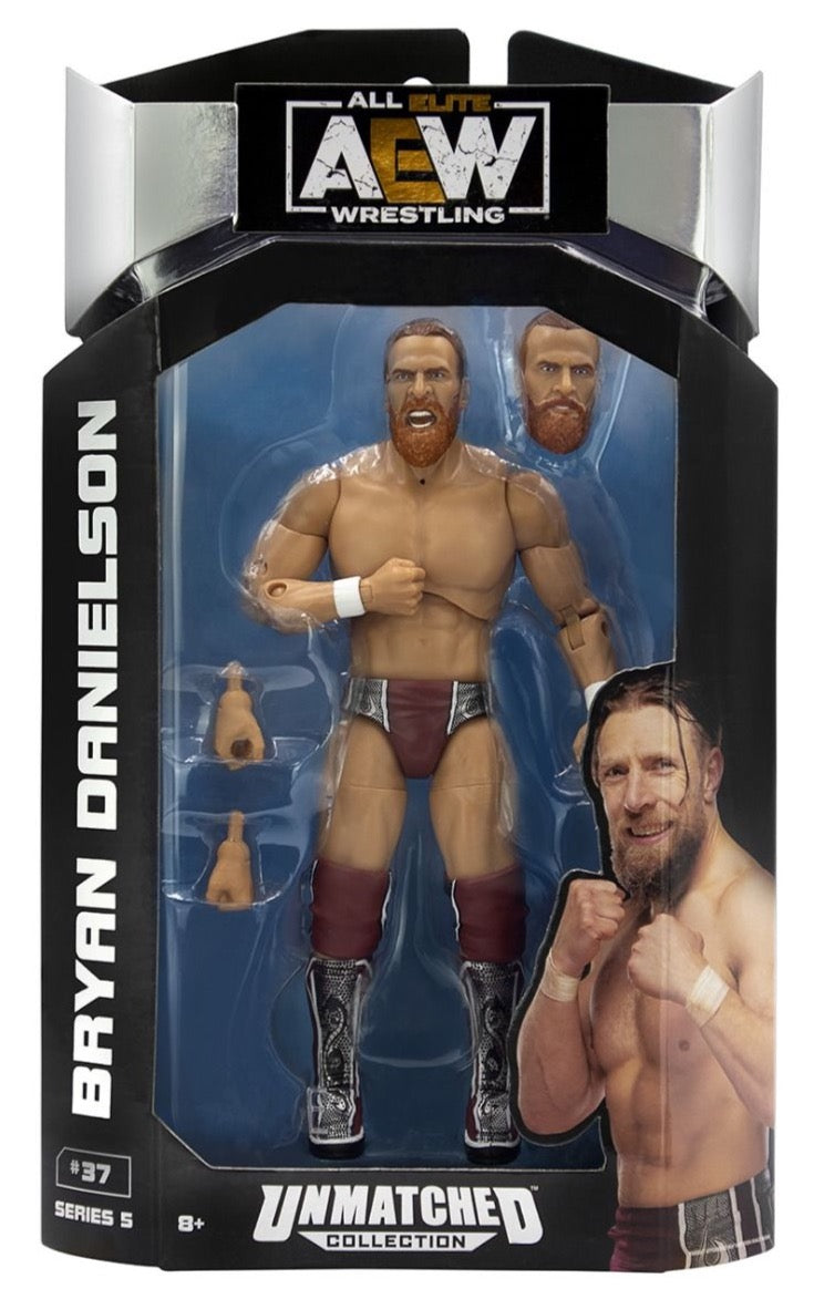 WWE MANKIND フィギュア　マテル　AEW ダニエル・ブライアン Jazwares AEW Unmatched 6 Inch Bryan Danielson Action Figure