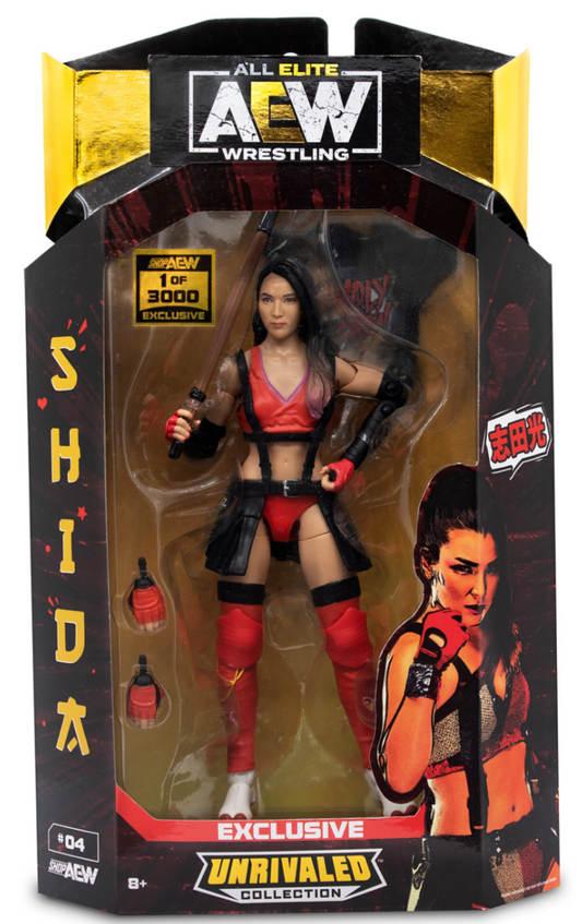 2022 AEW Jazwares Unrivaled Collection Shop AEW Exclusive #04 "Holy Shida!" Hikaru Shida