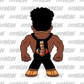 2023 AEW Pro Wrestling Tees Micro Brawlers Limited Edition Powerhouse Hobbs