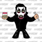 2023 AEW Pro Wrestling Tees Micro Brawlers Limited Edition Very Evil Danhausen