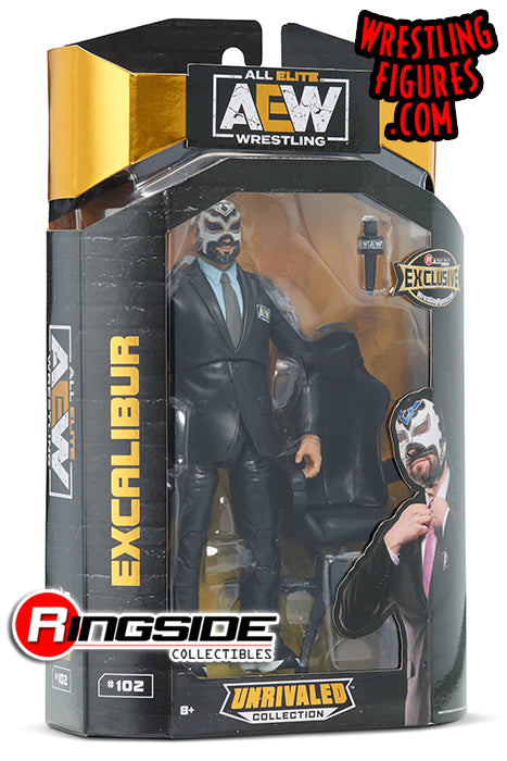 2022 AEW Jazwares Unrivaled Collection Ringside Exclusive #102 Excalibur