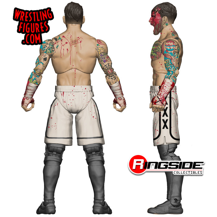 2023 AEW Jazwares Unrivaled Collection Ringside Exclusive #114 "Blood & Guts: Dog Collar Match": CM Punk vs. MJF