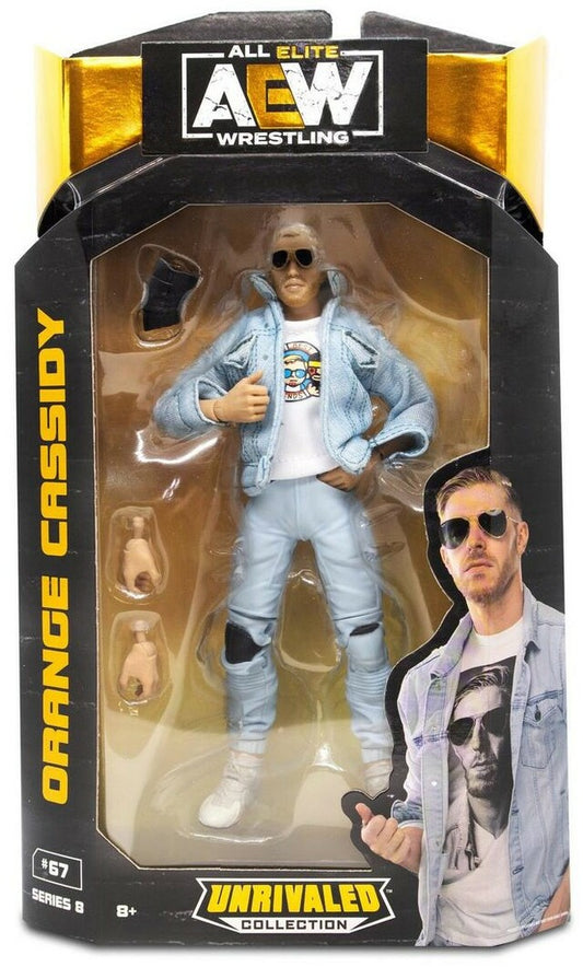 2022 AEW Jazwares Unrivaled Collection Series 8 #67 Orange Cassidy