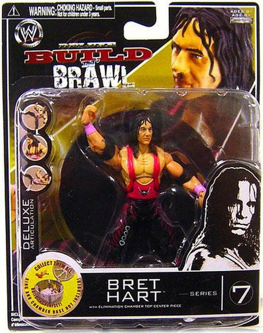 2008 WWE Jakks Pacific Deluxe Build 'N' Brawl Series 7 Bret Hart