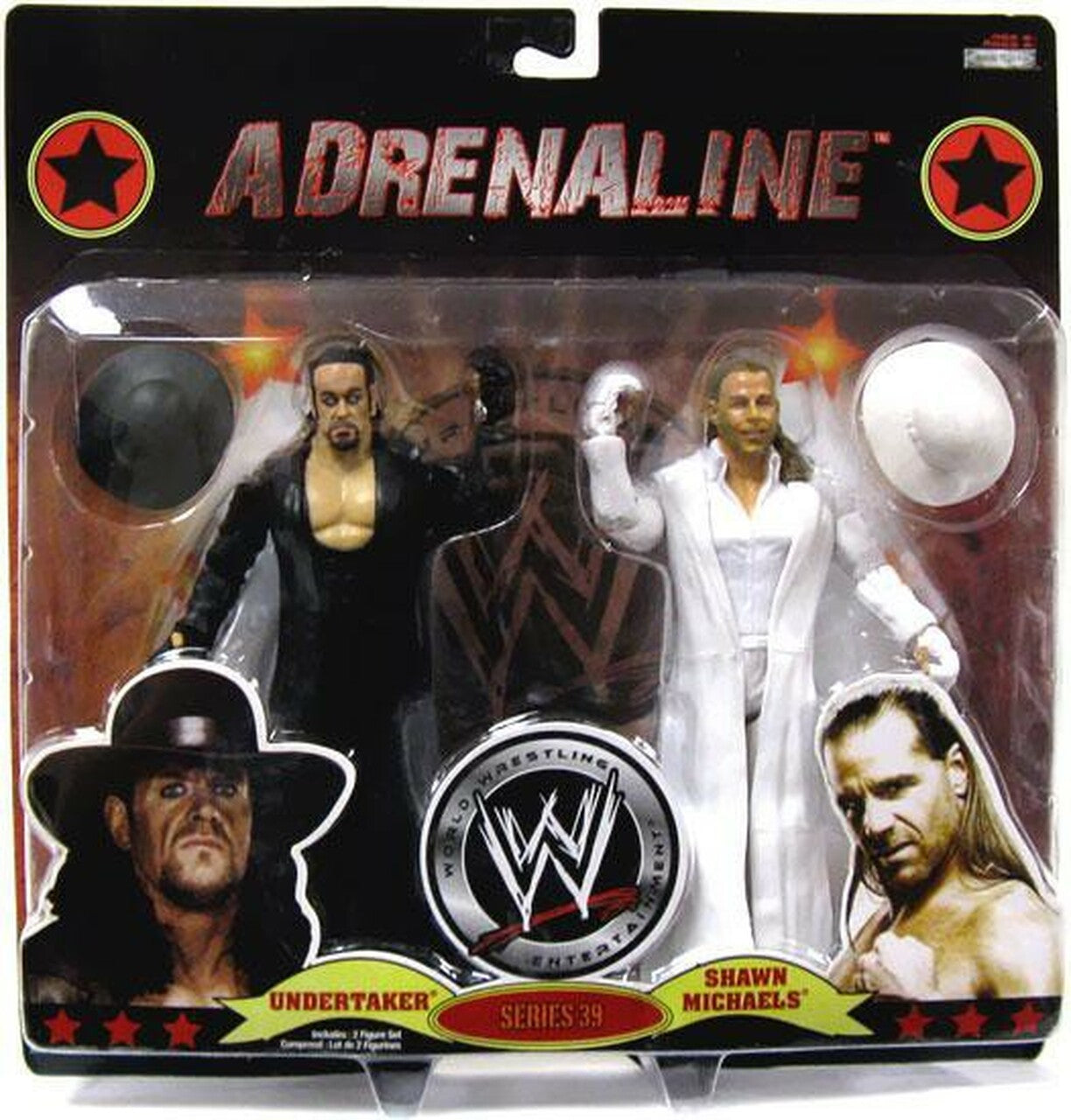 2009 WWE Jakks Pacific Adrenaline Series 39 Undertaker & Shawn Michaels