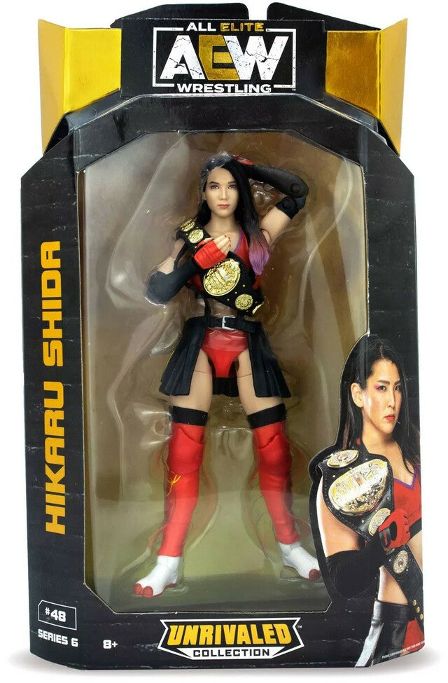 AEW,WWEフィギュア6体セット 2021 AEW Jazwares Unrivaled Collection Series 6 #48 Hikaru Shida