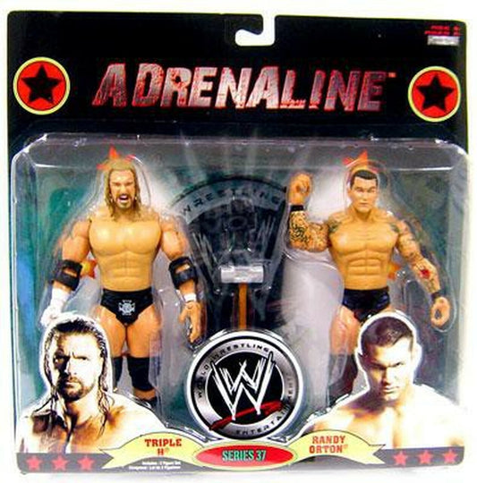 2009 WWE Jakks Pacific Adrenaline Series 37 Triple H & Randy Orton
