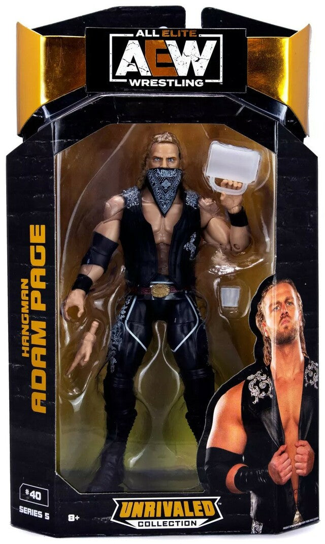 2021 AEW Jazwares Unrivaled Collection Series 5 #40 "Hangman" Adam Page