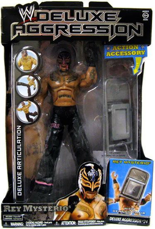 2009 WWE Jakks Pacific Deluxe Aggression Series 24 Rey Mysterio