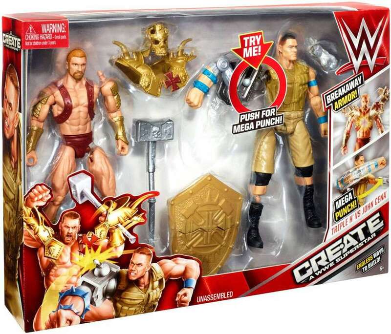 2016 WWE Mattel Create a WWE Superstar Multipack: Triple H vs. John Cena