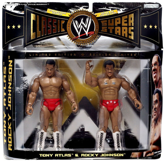 2008 WWE Jakks Pacific Classic Superstars 2-Packs Series 10 Tony Atlas & Rocky Johnson
