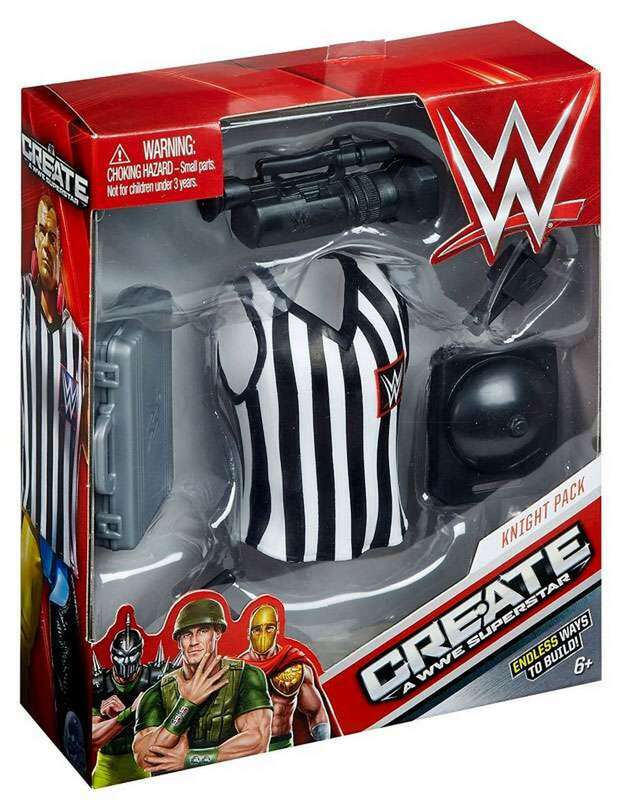 2016 WWE Mattel Create a WWE Superstar Accessory Sets: Referee Pack