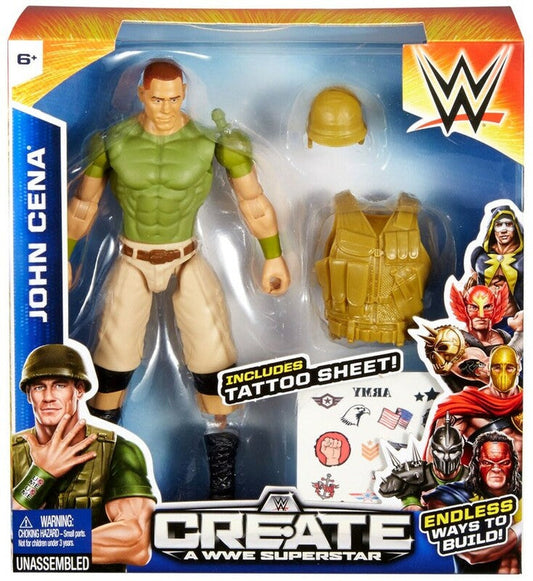 2015 WWE Mattel Create a WWE Superstar Series 1 John Cena