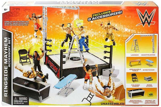 2014 WWE Mattel Basic Ringside Mayhem Accessory Set