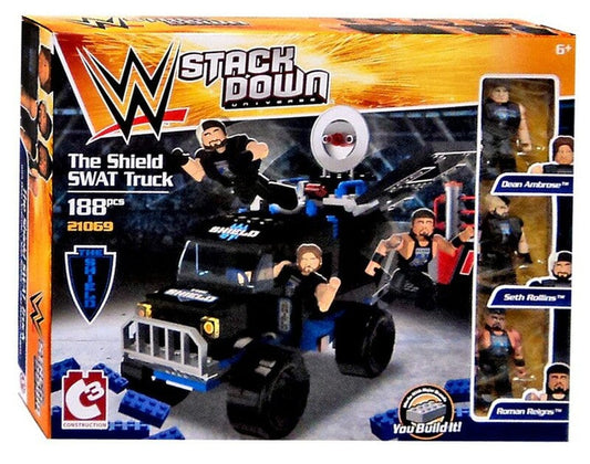 2015 WWE Bridge Direct StackDown Series 3 The Shield SWAT Truck