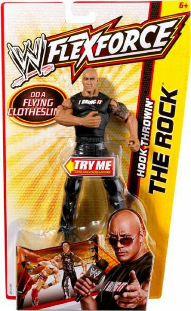 2011 WWE Mattel Flex Force Series 3 Hook Throwin' The Rock
