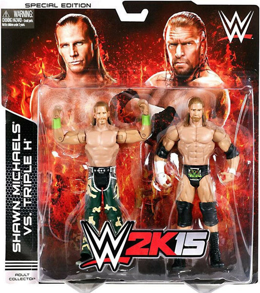 2016 WWE Mattel Basic Shawn Michaels vs. Triple H [Exclusive]