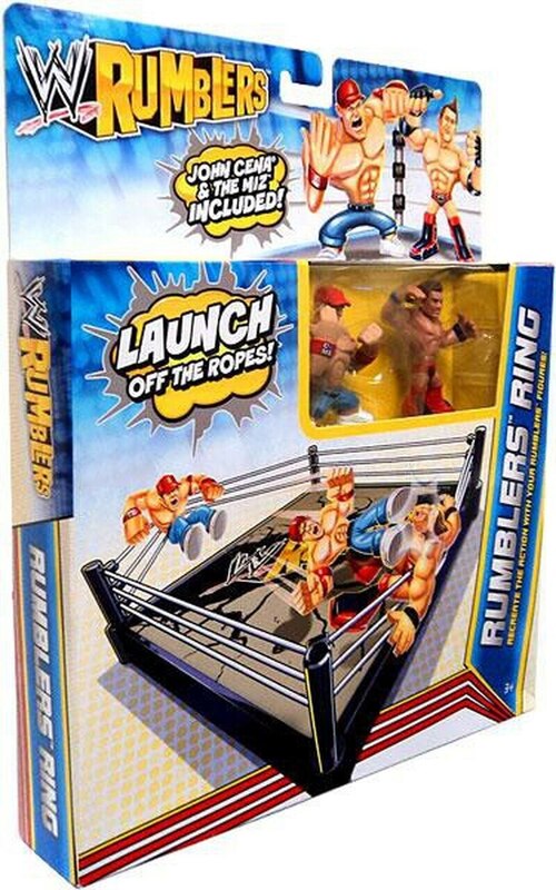 2012 WWE Mattel Rumblers Series 2 Rumblers Series Ring [With John Cena & The Miz]