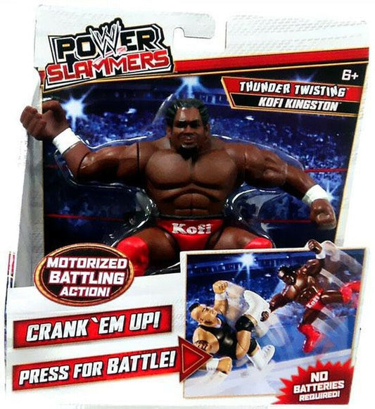 2012 WWE Mattel Power Slammers Series 2 Thunder Twisting Kofi Kingston