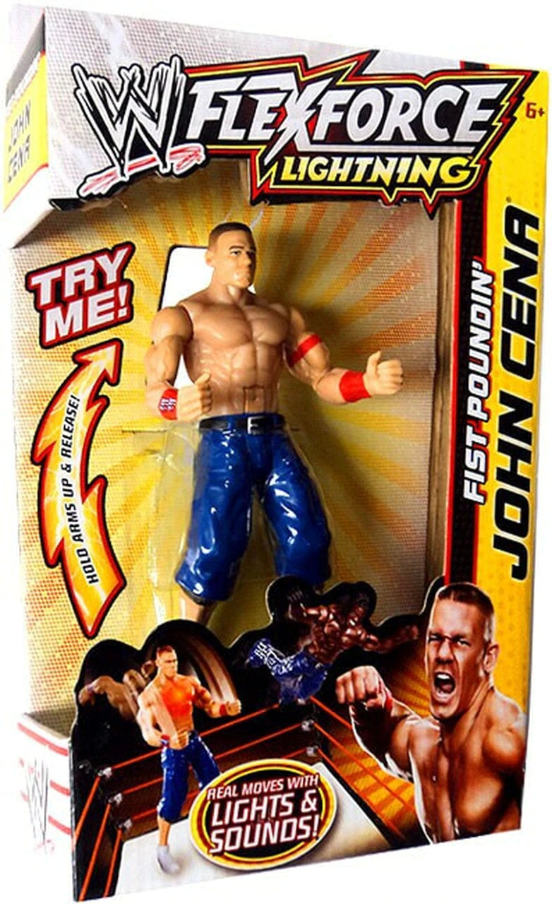 2012 WWE Mattel Flex Force Lightning Fist Poundin' John Cena