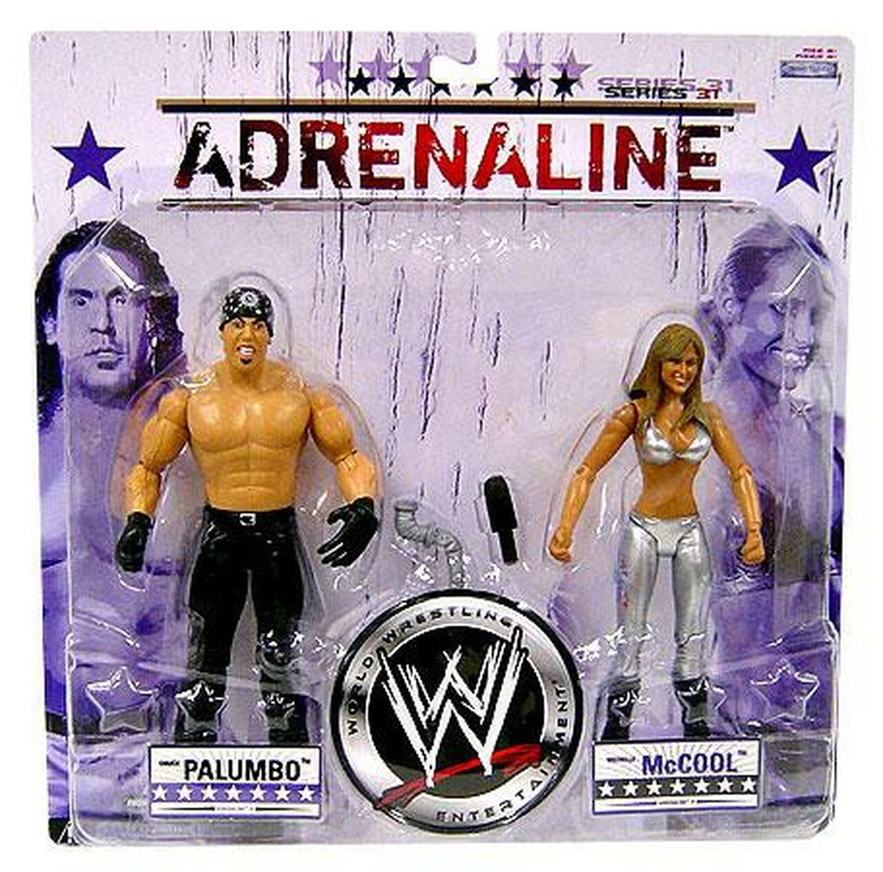 2008 WWE Jakks Pacific Adrenaline Series 31 Chuck Palumbo & Michelle McCool