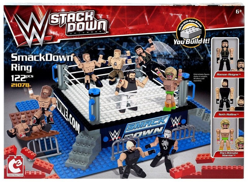 2015 WWE Bridge Direct StackDown Series 4 SmackDown Ring