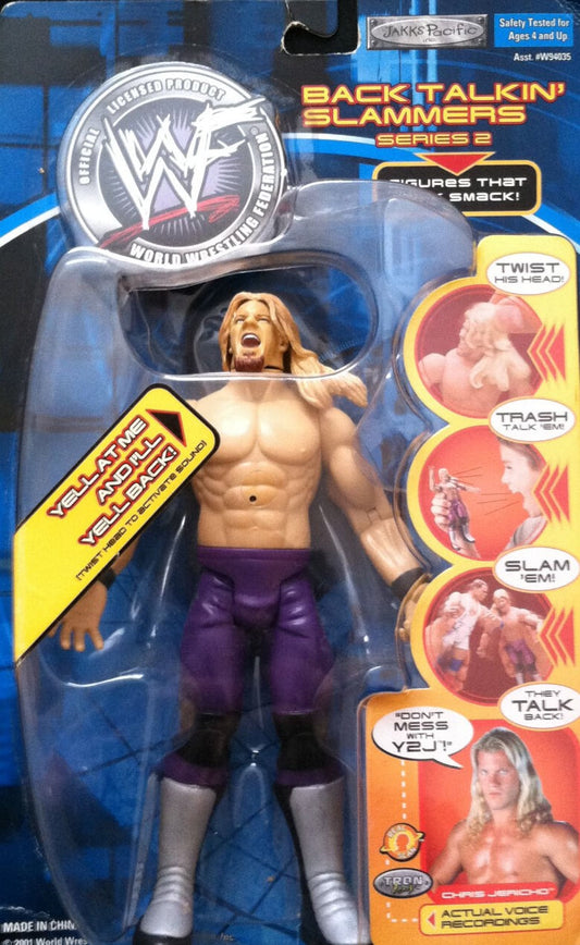 2001 WWF Jakks Pacific  Back Talkin' Slammers Series 2 Chris Jericho
