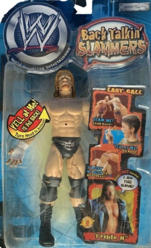 2001 WWE Jakks Pacific  Back Talkin' Slammers Series 4 "Last Call" Triple H