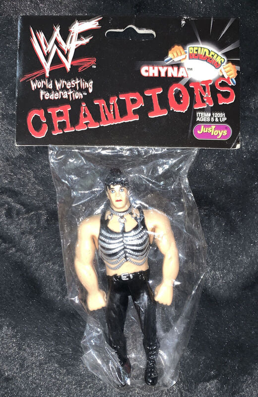 1998 WWF Just Toys Bend-Ems Champions [Bagged] Chyna