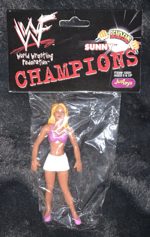 1998-1999 WWF Just Toys Bend-Ems Champions [Bagged] Sunny