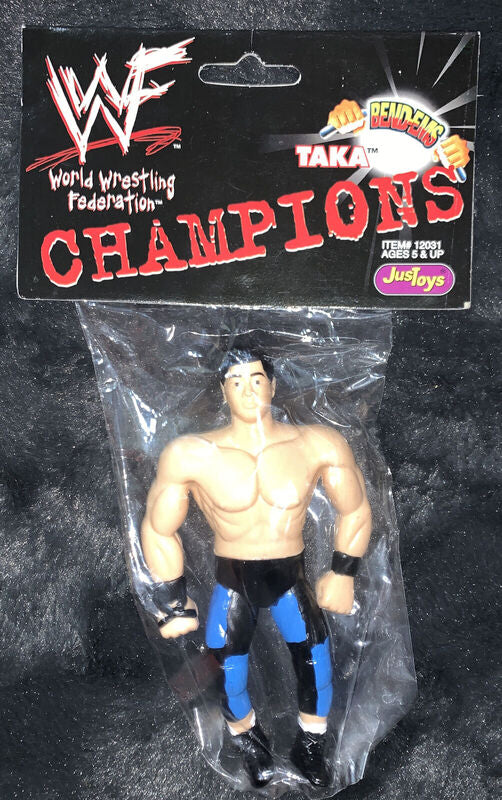 1998 WWF Just Toys Bend-Ems Champions [Bagged] TAKA