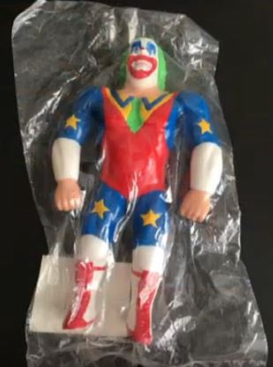1994 WWF Just Toys Bend-Ems Series 1 Doink [Exclusive]