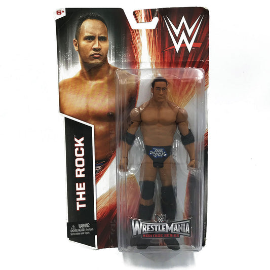 2015 WWE Mattel Basic WrestleMania Heritage Series 3 The Rock