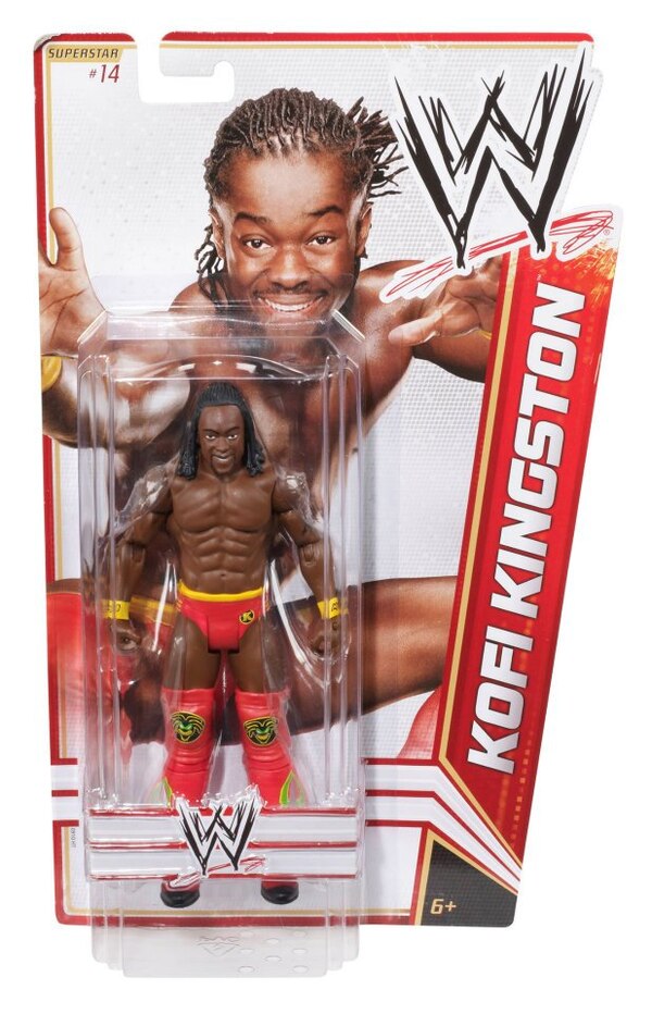 2012 WWE Mattel Basic Series 15 #14 Kofi Kingston