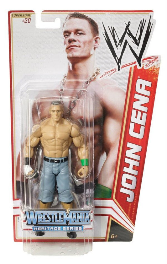 2012 WWE Mattel Basic Series 16 #20 John Cena [WrestleMania Heritage]