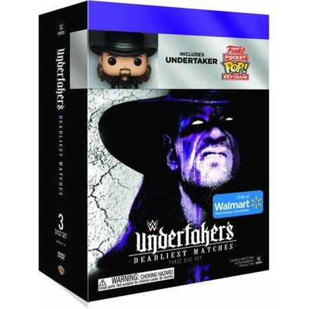 2018 WWE "Undertaker's Deadliest Matches" DVD With Funko Pocket POP! Keychain