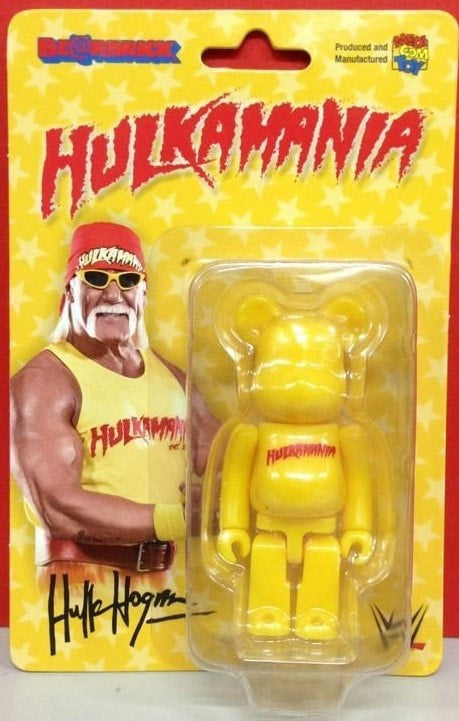 2014 WWE Medicom Toy Be@rbrick 100% Hulkamania