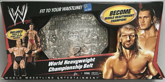 2010 WWE Mattel Basic Championship Combo Packs World Heavyweight Championship Belt [With Triple H & Randy Orton, Exclusive]