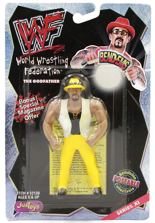 1999 WWF Just Toys Bend-Ems Series 11 The Godfather