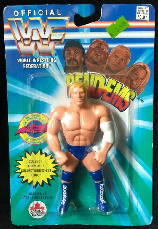 1998 WWF Just Toys Bend-Ems Canadian Series 4 Sycho Sid