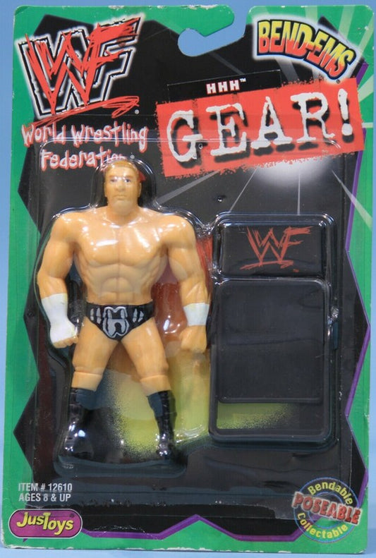 2000 WWF Just Toys Bend-Ems Gear! HHH