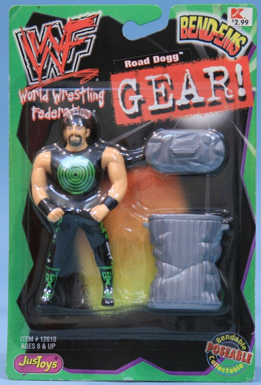 2000 WWF Just Toys Bend-Ems Gear! Road Dogg