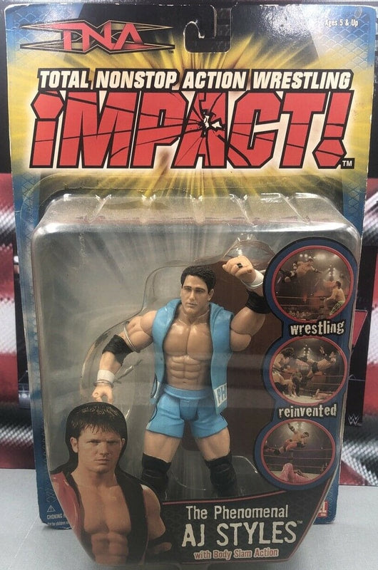 2006 Total Nonstop Action [TNA] Wrestling Impact! Marvel Toys Best of Series 1 "The Phenomenal" AJ Styles
