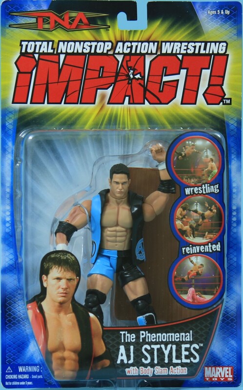 2006 TNA/Impact Wrestling Marvel Toys Best of TNA Wrestling Impact! Series 2 "The Phenomenal" AJ Styles