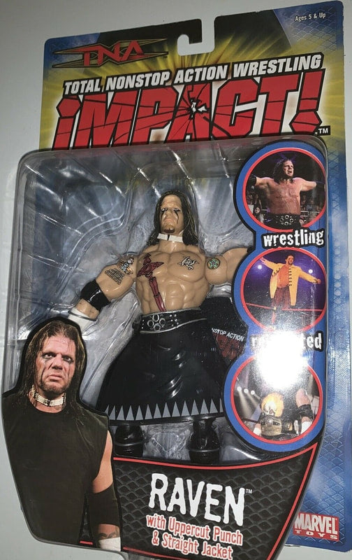2006 Total Nonstop Action [TNA] Wrestling Impact! Marvel Toys Best of Series 2 Raven