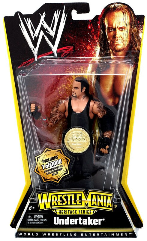 2010 WWE Mattel Basic WrestleMania Heritage Series 1 Undertaker [Chase]