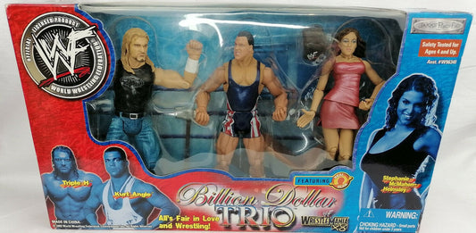 WWF Jakks Pacific Titantron Live "Billion Dollar Trio" Box Set: Triple H, Kurt Angle & Stephanie McMahon