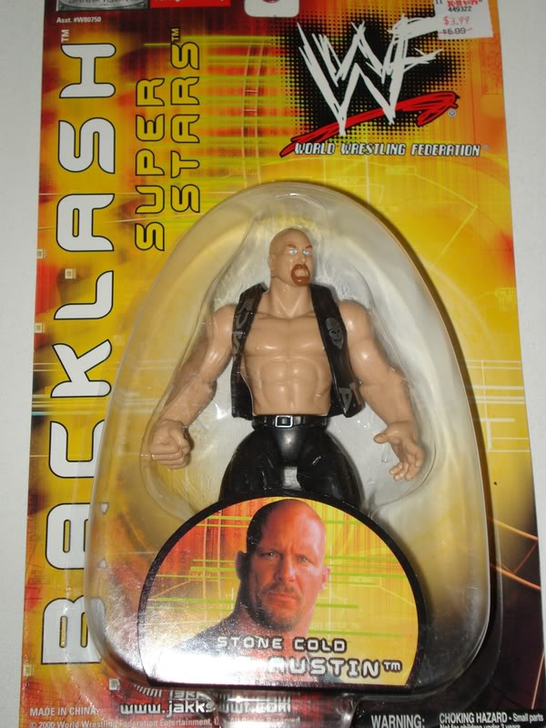 2000 WWF Jakks Pacific Backlash Series 2 Stone Cold Steve Austin [Exclusive]