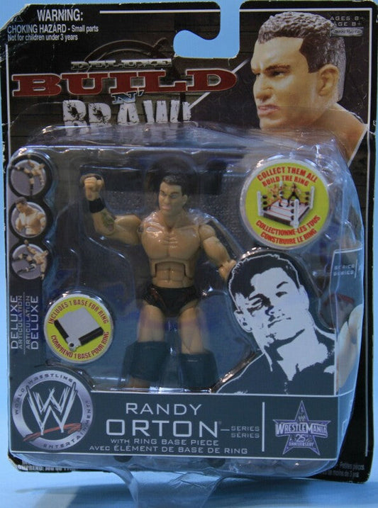 2008 WWE Jakks Pacific Deluxe Build 'N' Brawl WrestleMania XXV Randy Orton